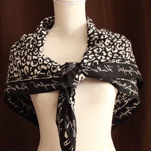 Karl Lagerfeld scarf